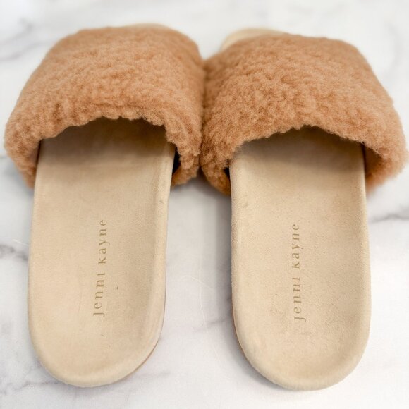 NWOT Jenni Kayne Shearling Slide Sandals Size 39 - Picture 7 of 11